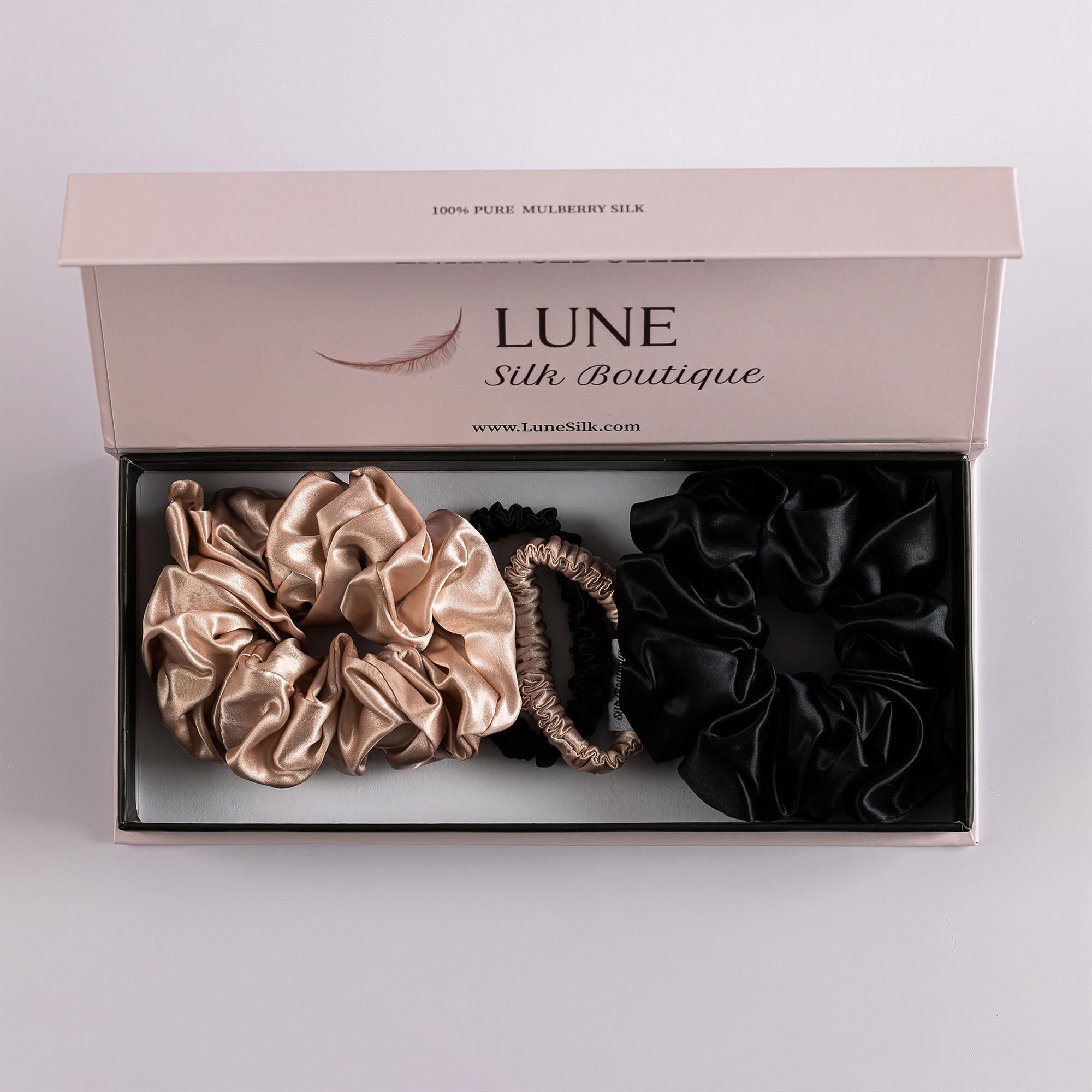 Silk Hair Scrunchies