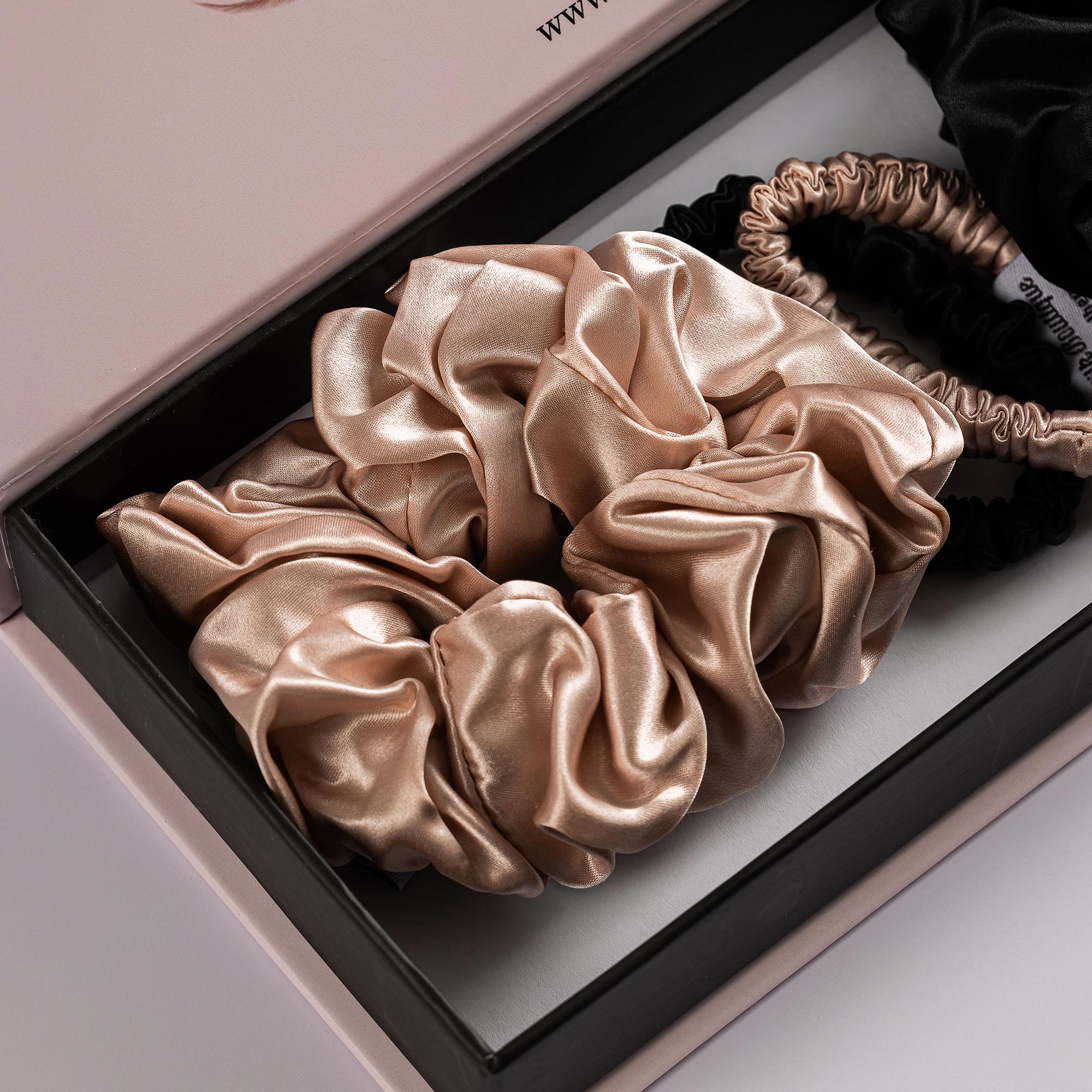 Silk Hair Scrunchies