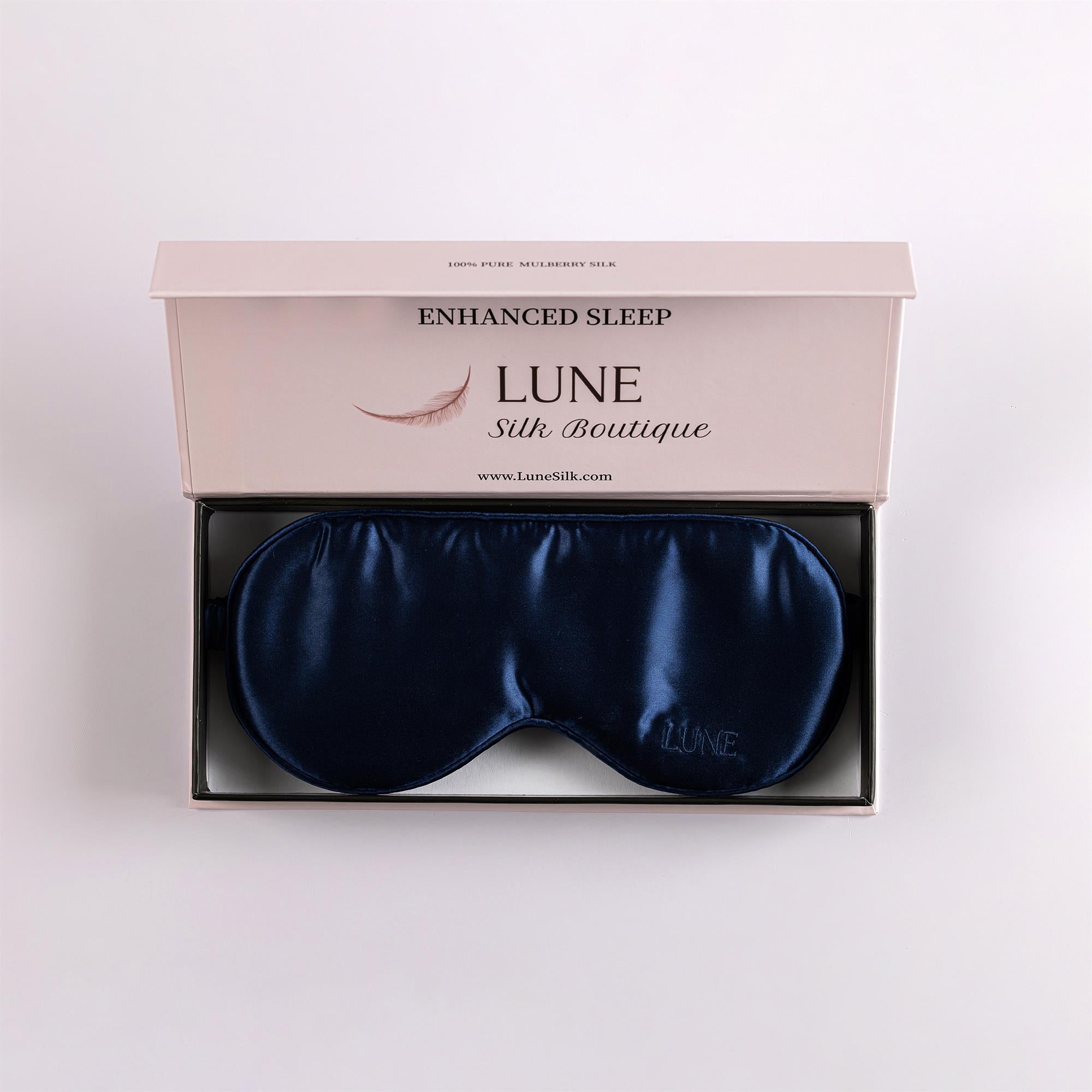 Silk Dress and Silk Eyemask Bundle