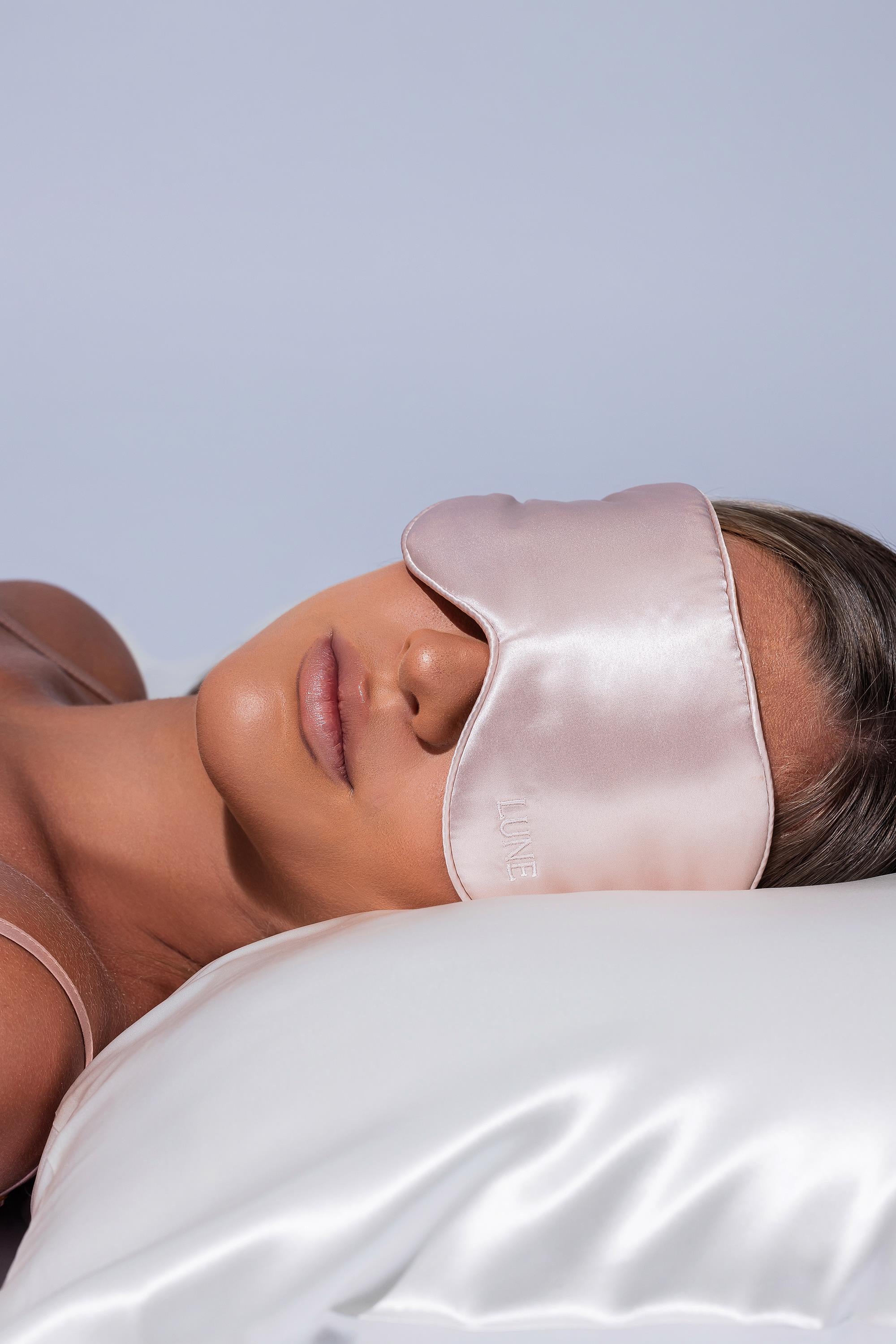 Silk Dress and Silk Eyemask Bundle